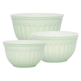 Schalenset met Deksels Alice Pale Green - GreenGate