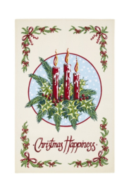 Katoenen Theedoek Christmas Candles - Ulster Weavers