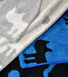 Handdoek Silhouette Cat Grey Atsuko Matano