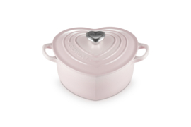 Gietijzeren Hart Pan Shell Pink - Le Creuset