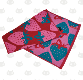 Hand- / Theedoek / Placemat Strawberry Red Atsuko Matano