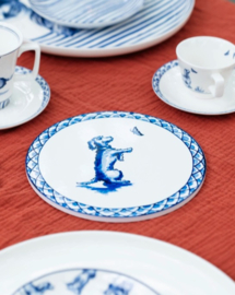 Onderzetter Teckel Nhaan Heinen Delfts Blauw