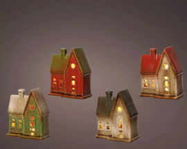 Huisje met LED Verlichting