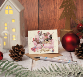 Kaartje A Winter's Tail Dog Wrendale Designs