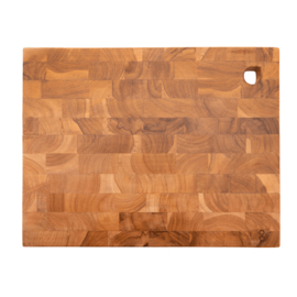 Snijplank Gerecycled Teak Point-Vergule