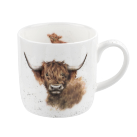 Mok Highland Coo - Wrendale Designs