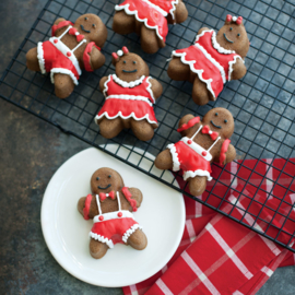 Gingerbread Kids Cakelet Bakvorm - Nordic Ware