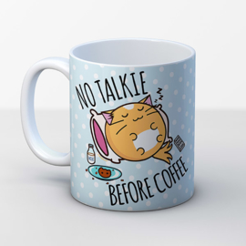 Mok 'No Talkie Before Coffee' - Fuzzballs