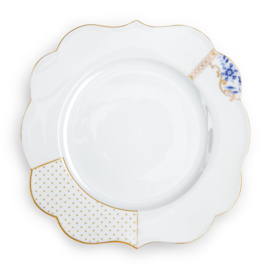 Dinerbord Royal White Blue - Pip Studio