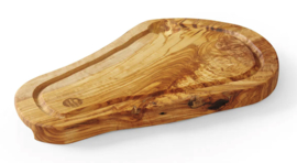 Serveerplank met Groef Olijfhout 40 cm. Hendi