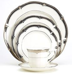 Dinerbord (26,5 cm.) - Noritake Stratford Platinum