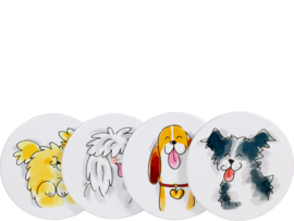 Onderzetters Dog Blond Amsterdam