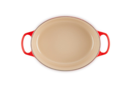 Gietijzeren Ovale Pan Kersenrood 4,1 l. - Le Creuset