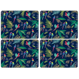 4 Placemats Parrot - Portmeirion Sara Miller