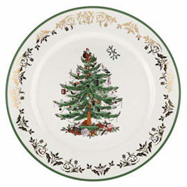 Ontbijtbord Christmas Tree Gold - Spode