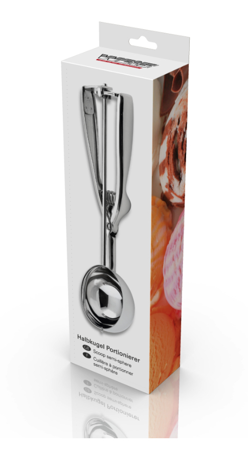 Portioneerlepel 7,7 cm. Weis