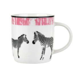 Mok Funky Zebra Pink - Portmeirion Catherine Lansfield