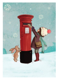 Ansichtkaart Posting Letters Belle & Boo