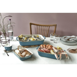 Ovenschaal 1 liter Antiek Turquoise Staub