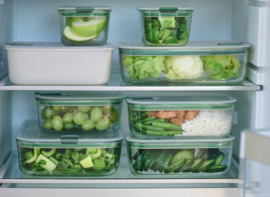 Ovenschaal / Vershouddoos EasyClip Glas 450 ml Mepal