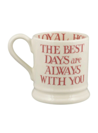 1/2 Pt Mok My Brilliant Friend Pink Toast Emma Bridgewater