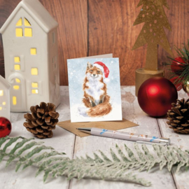 Kaartje Festive Fox Wrendale Designs