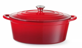 Ovale Braadpan Gietijzer Hendi