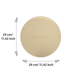 Pizzasteen 29 cm. Boska