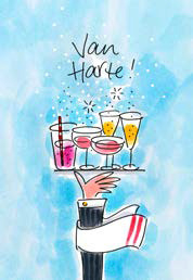 Wenskaart Proost op Jou! Blond Amsterdam