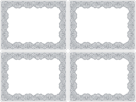 4 Placemats Glamour Lace (40 cm.) - Portmeirion Catherine Lansfield