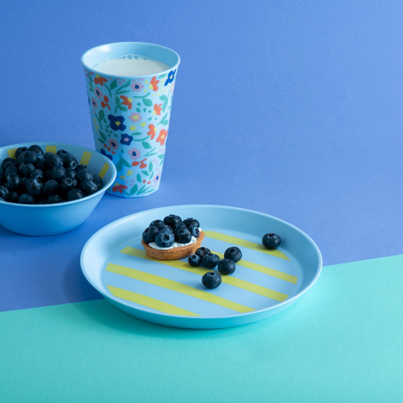 Beker Nora Blooms Sweet Blue L Koziol