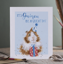 Kaart 'It's Guinea Be a Great Day' - Wrendale Designs