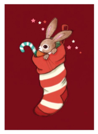 Ansichtkaart Boo Stocking Belle & Boo