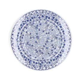 Melamine Dinerbord Indigo Lace Bunzlau Castle