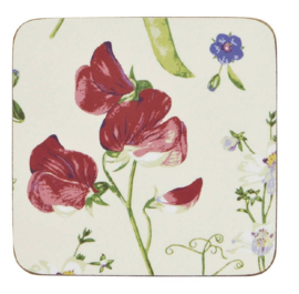 4 Onderzetters RHS Sweet Pea Ulster Weavers