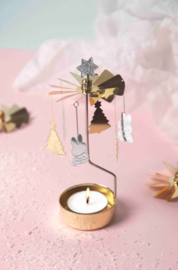 Waxinelichthouder Roterend Nijntje Kerst Pluto Design