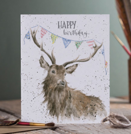 Verjaardagskaart 'Birthday Bunting' - Wrendale Designs