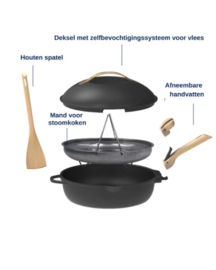 Pan The Fabulous Noir 28 cm. Cookut