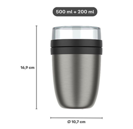 Isoleer Lunchpot Ellipse Nordic Sage Mepal