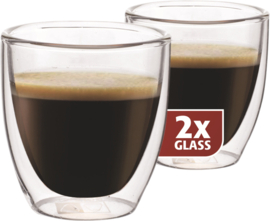 Set Dubbelwandige Espressobekers - Maxxo