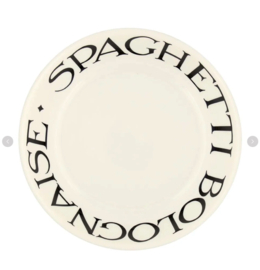 Pastabord/-schaal Black Toast Medium Emma Bridgewater