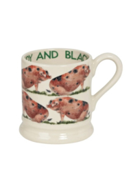1/2 Pt Mok Oxfordshire Sandy & Black Pig Emma Bridgewater