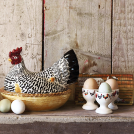 Black Toast Silver Hen Eierschaal - Emma Bridgewater