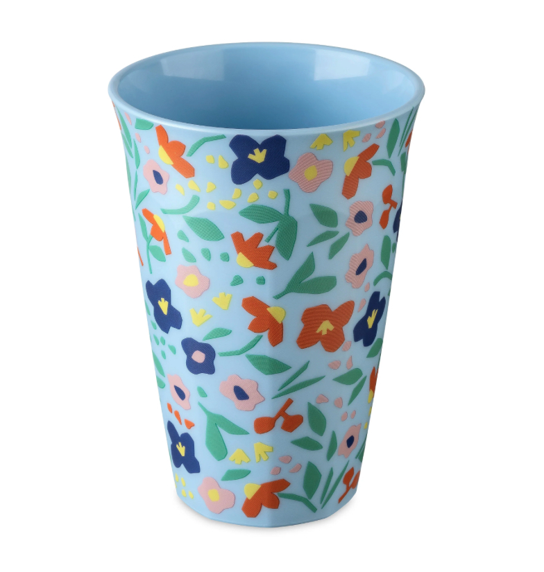 Beker Nora Blooms Sweet Blue L Koziol