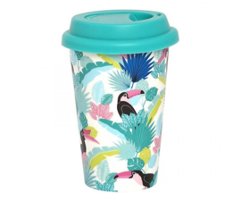 Travel Mug Tropical Paradise Found - Ginger