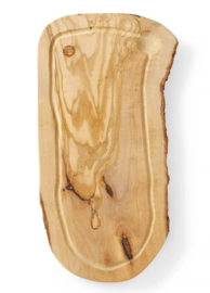 Serveerplank met Groef Olijfhout 40 cm. Hendi