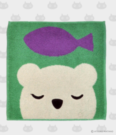 Handdoekje Shirokuma Groen - Atsuko Matano