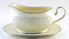 Sauskom met Schotel - Noritake Halls of Ivy Platinum