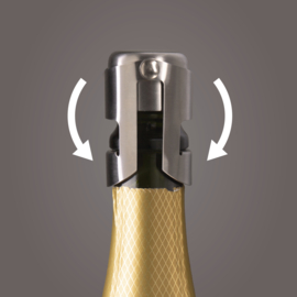Champagnefles Stopper - Vacu Vin