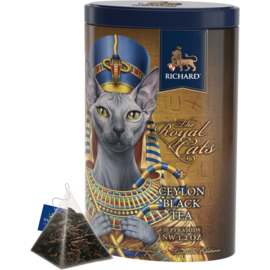 Blik Ceylon Black Theezakjes Sphinx - Richard Royal Tea